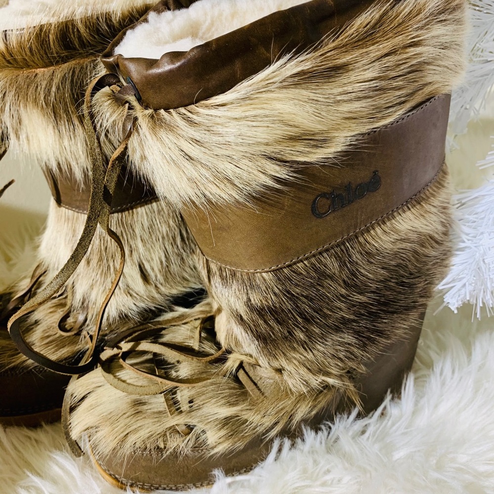 Authentic Chloe. Snow boot very new